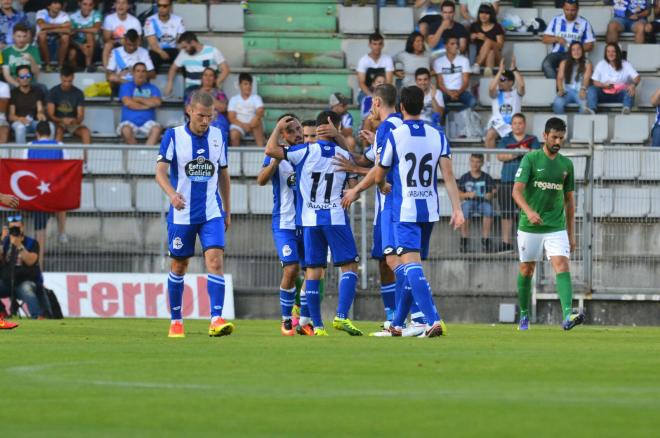 Racing de Ferrol-Deportivo en A Malata (Foto: Óscar Cajide).