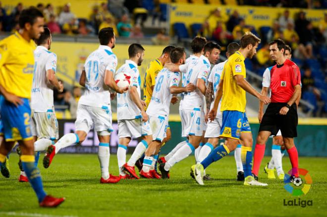 El Deportivo celebra uno de sus goles (Foto: LaLiga).