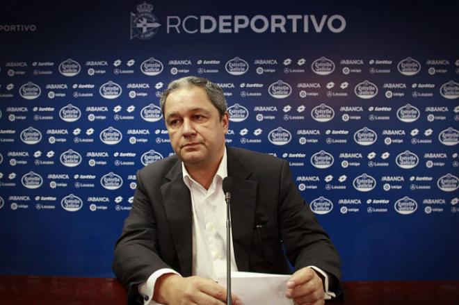 Tino Fernández, presidente del Deportivo (Foto: EFE).
