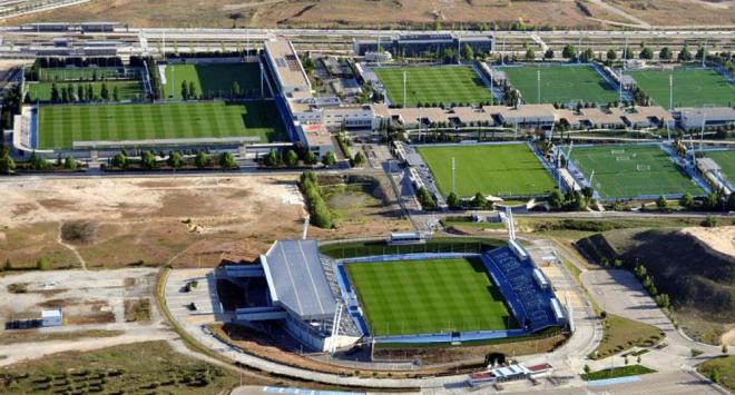 Una imagen aérea de la 'Ciudad Real Madrid'.