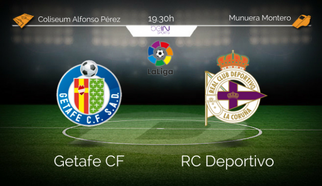 Getafe-Deportivo, correspondiente a la jornada 26 en LaLiga.