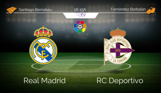 Previa del Real Madrid-Deportivo.