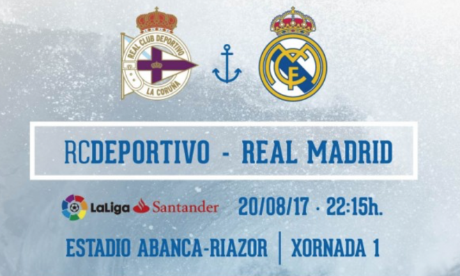 Deportivo vs Real Madrid en Riazor (Foto: RCD).