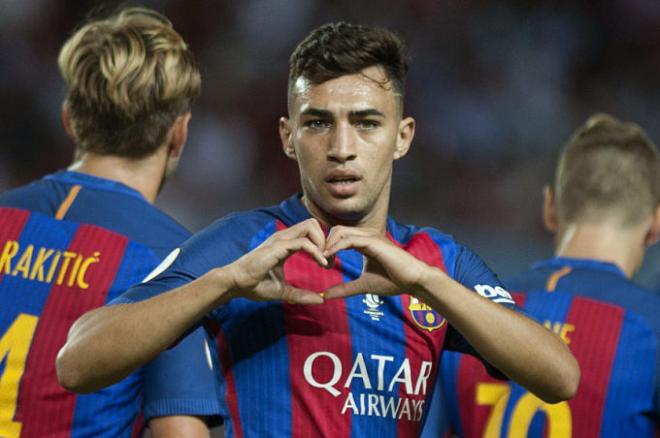 Munir, delantero del FC Barcelona.