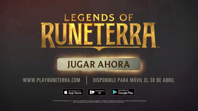 Legends of Runeterra móvil llegará el 30 de abril.