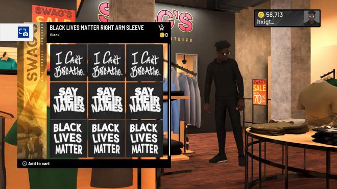 BlackLivesMatter NBA 2k20