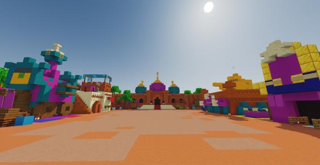 El Bazar de Tara, en Minecraft