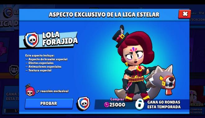 Lawless Lola Forajida skin Brawl Stars