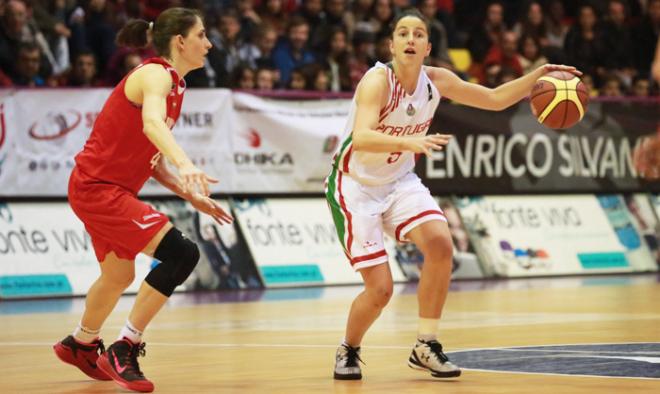 Catarina Neves, con su selección