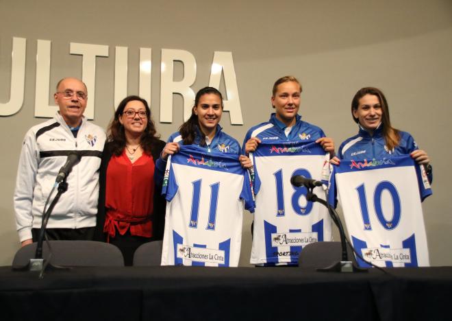 Presentación de las jugadoras