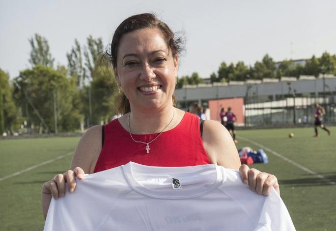 La presidenta del Sporting, Manuela Romero
