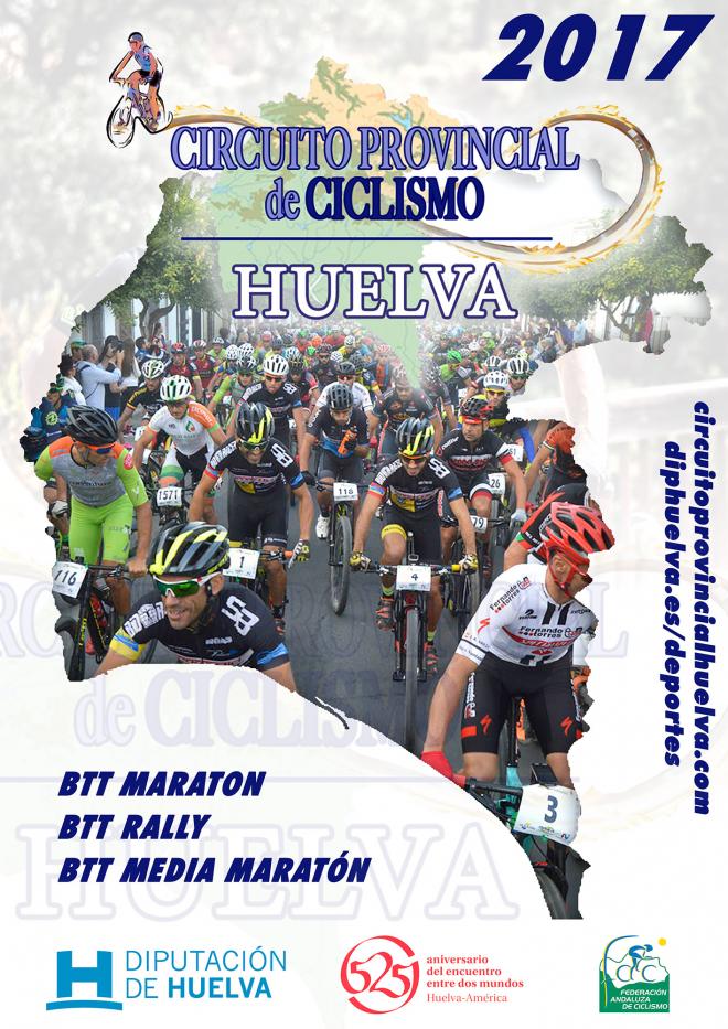 Regresa la acción al Circuito Provincial Diputación de Huelva de la modalidad de BTT Rally para 2017. Después de arrancar con fuerza y gran seguimiento en la primera cita de Valverde del Camino, Paterna del Campo será la que recoja el testigo el próximo domingo 19 de marzo a partir de las 10 de la mañana. En el entorno de este municipio, y con la Plaza de España como centro de operaciones, se desarrollará el 9º Rally Villa de Paterna del Campo que organiza el C.C. El Resacón.     A los bikers a partir de categoría cadete les espera un recorrido de unos 3,13 kilómetros que tendrá una zona urbana y otra mayoritaria por los alrededores de la localidad, acumulando hasta 112 metros de desnivel por vuelta. El resto de categorías completarán distancias conforme a normativa del circuito. Podéis conocer el recorrido en el vídeo promocional de la prueba.     En cuanto a las inscripciones, se podrán formalizar a través de formulario web hasta el próximo jueves 16 de febrero (23:59 horas). El precio es de 5€ para federados y de 15€ para no federados. En el caso de las categorías de escuelas, federados 2€ y no federados 7€. Las inscripciones el día de la prueba tienen un aumento de precio de 3€. La recogida de dorsales se llevará a cabo de 8:30 a 9:30 horas en la Plaza de España de la localidad.     Para poder participar en esta prueba debe adquirir el dorsal `único´ del circuito provincial, que podrá solicitar al inscribirse en la prueba (2€) a través del formulario. Este dorsal solo ha de adquirirse solamente en una ocasión y debe ser usado en el resto de pruebas, debiendo presentarse siempre ante los jueces antes del inicio de las distintas pruebas.     Tal y como indica la normativa del circuito, los corredores de las categorías cadete, júnior, sub 23 y élite (última manga a disputar) que se hayan preinscrito a través del formulario web (inscripción pagada), podrán presentarse ante el personal encargado de la verificación hasta media hora antes del inicio de su manga.     Tras la prueba se hará entrega de trofeo a los tres primeros clasificados de cada categoría, con obsequio de medallas por parte del organizador al cuarto y quinto clasificado de cada categoría. Además, se obsequiará a la categoría promesas con un diploma conmemorativo por su participación en el evento.     El Circuito Provincial Diputación de Huelva BTT Rally 2017 se tomará un descanso hasta su siguiente cita, prevista para el 3 de septiembre en Sanlúcar de Guadiana, donde se disputará el IX Circuito MTB Castillo de San Marcos.     Información muy importante sobre dorsal único  Aquellos participantes que ya posean el dorsal único deben obligatoriamente presentarse ante los jueces de la prueba para la verificación previa de licencia/documento de identidad y dorsal. Se ruega no entren en parrilla de salida sin haber completado este trámite, ya que en caso contrario no se tendrá en cuenta su participación y no quedarán reflejados en clasificaciones. Esta presentación ante los jueces de la prueba debe hacerse en todas las pruebas del circuito.