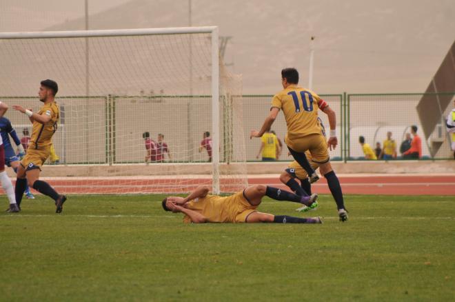 Jesús Vázquez, en el partido en Jumilla | Tenor