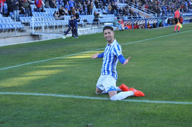 Antonio Domínguez celebra un gol | Tenor