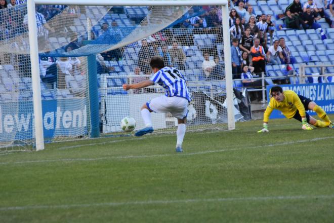 Ernesto celebra el gol del empate | Tenor