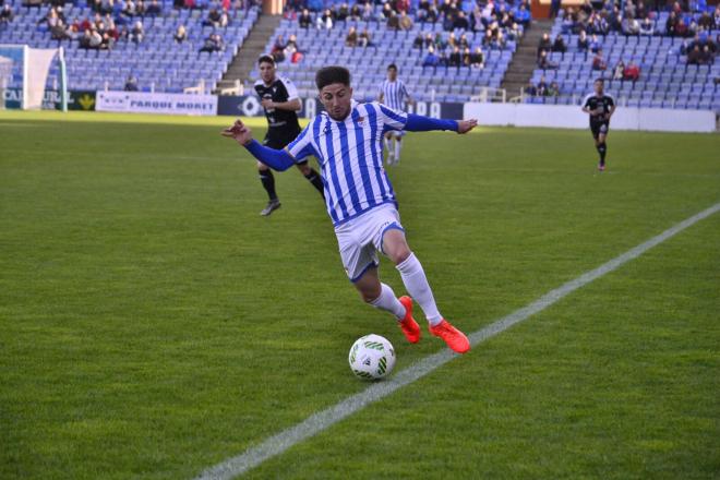 Antonio Domínguez durante un partido la pasada temporada