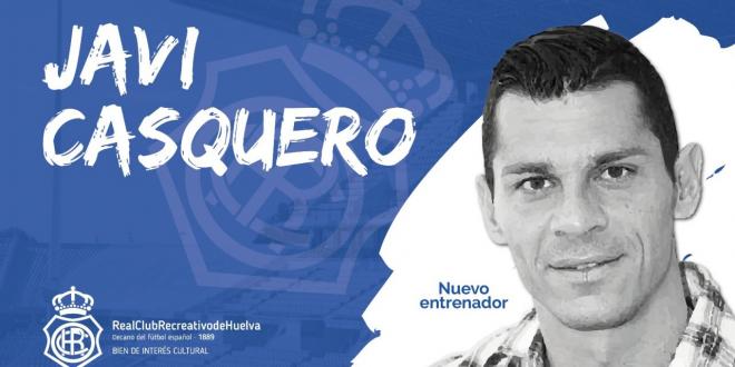 Javier Casquero, nuevo entrenador del Recreativo