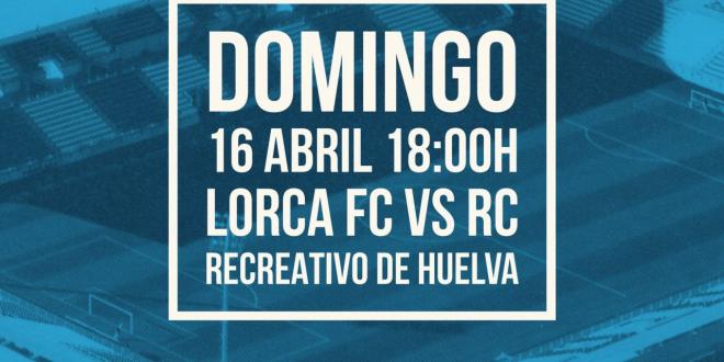 La Hoya Lorca-Recre se jugará el día 16