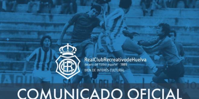 Comunicado oficial del Recreativo