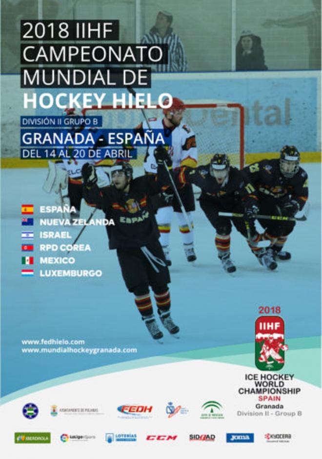 Poster del Mundial de Hockey sobre Hielo.