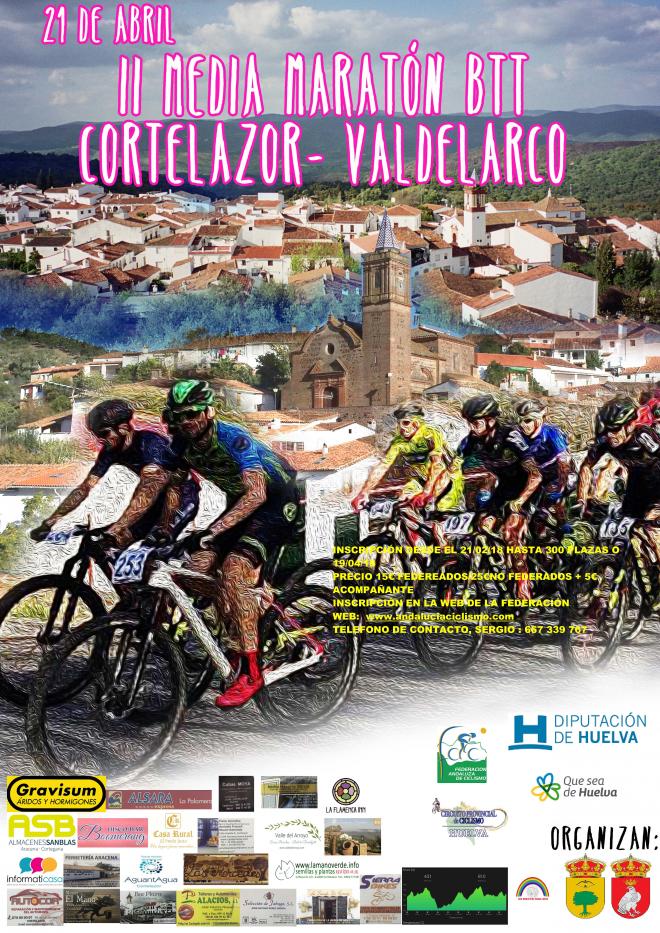 Cartel de la carrera ciclista.