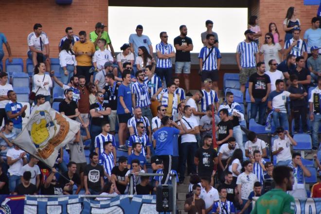 Aficionados del Recre en un partido en Huelva | Tenor