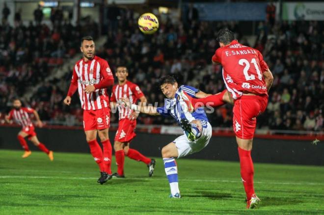 Un instante del Girona-Recre.