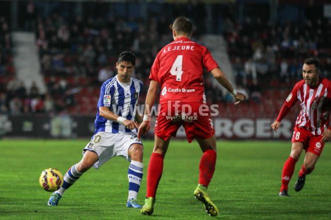 Un lance del Girona-Recre.