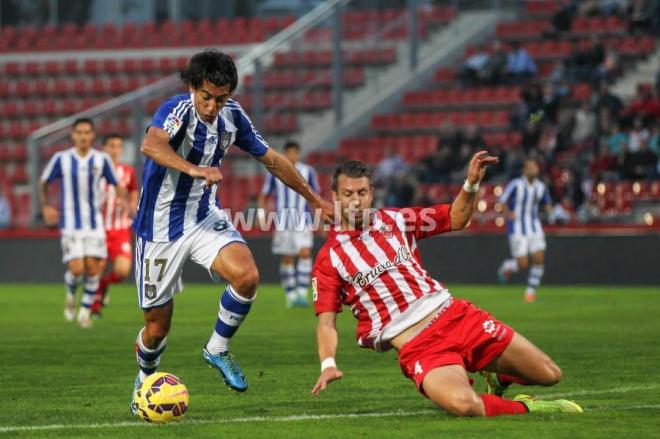 Pedro Ríos en una acción del encuentro.