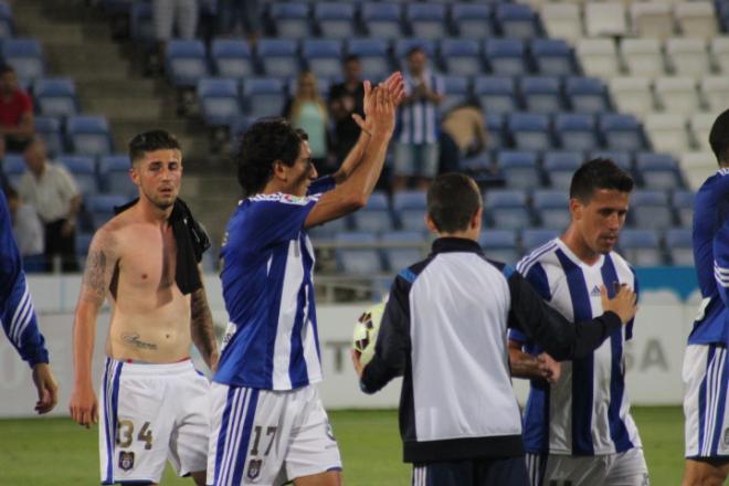 Pedro Ríos celebra el triunfo.