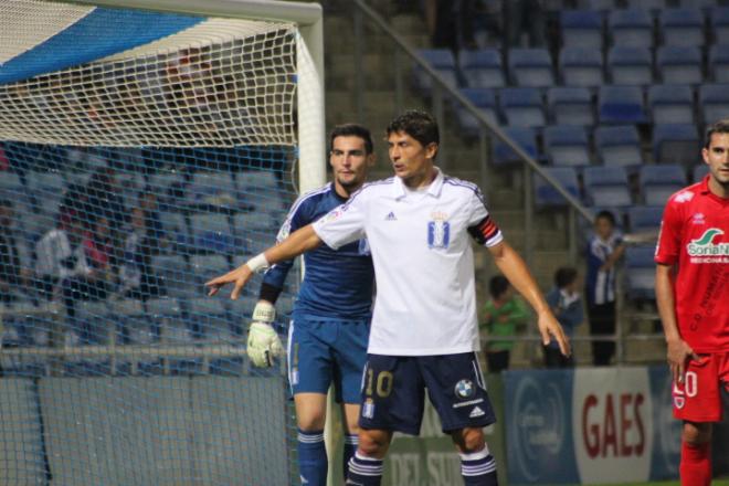 Jesús Vázquez, en el Recre-Numancia.