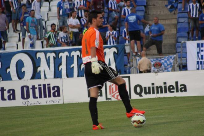 Dani Sotres, en un partido.