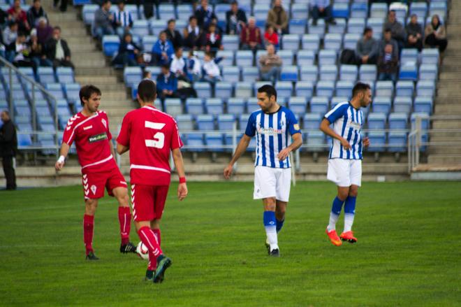 En el partido ante el Murcia.