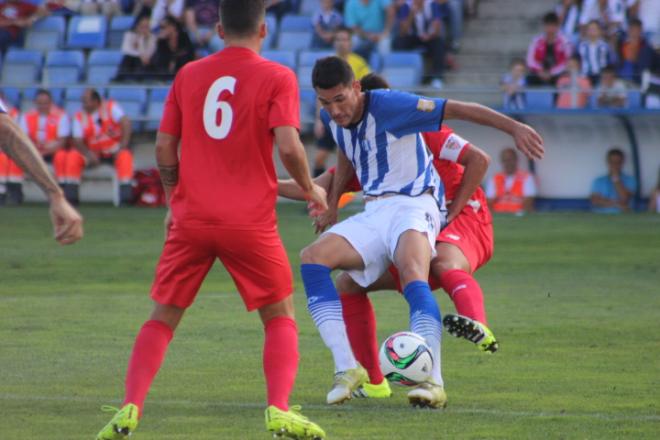 Un lance del choque del Decano ante el Sevilla Atco.