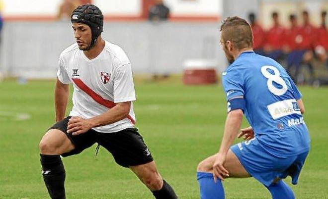 Luismi durante un partido: Foto: El tercer tiempo.