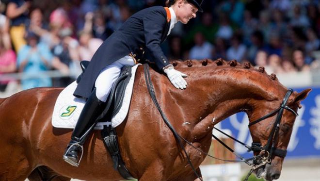 Adelinde Cornelissen y su caballo, Parzival.