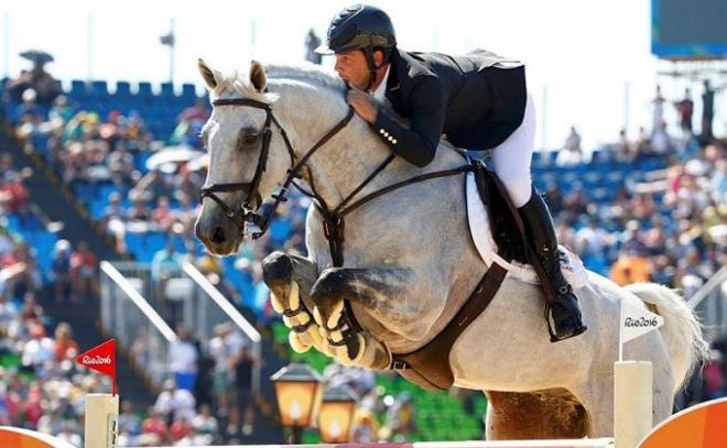 Sergio Álvarez y su caballo 'Carlo 273'.