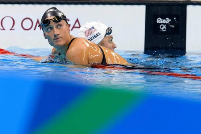 Mireia Belmonte, tras la derrota.