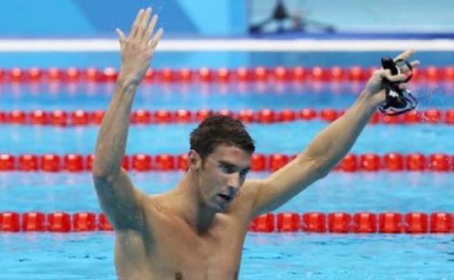 El nadador norteamericano Michael Phelps.