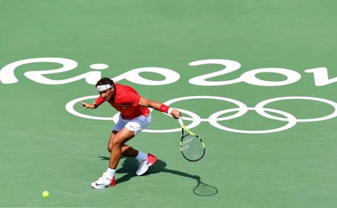 Rafa Nadal, durante un partido.