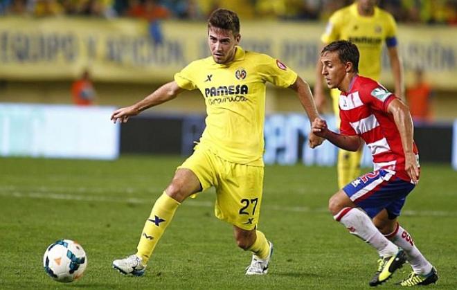 Moi Gómez, en el Villarreal.
