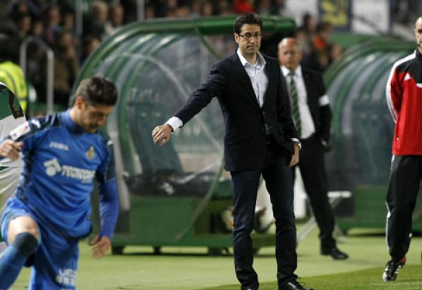 Franco sólo piensa en el partido ante el Rayo.