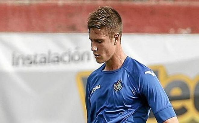 Carlos Vigaray, jugador del Getafe.