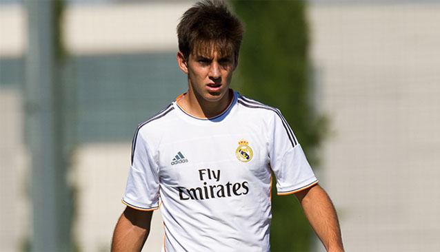 Medrán debutó la pasada temporada con el primer equipo del Real Madrid.