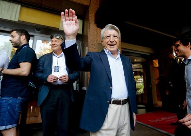 Enrique Cerezo, optimista ante la sanción.