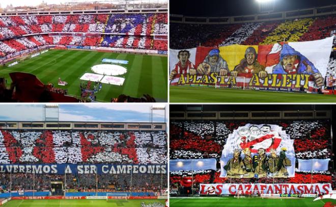 Los mejores tifos del Vicente Calderón.