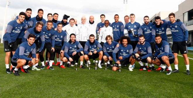 Los integrantes del Real Madrid (Foto: Real Madrid).
