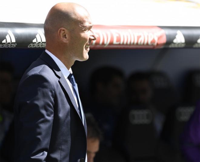 Zidane, durante un partido.