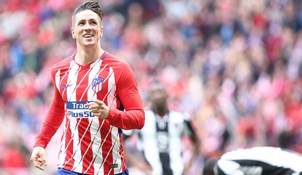 Torres celebra su gol ante el Levante (Foto: ATM).