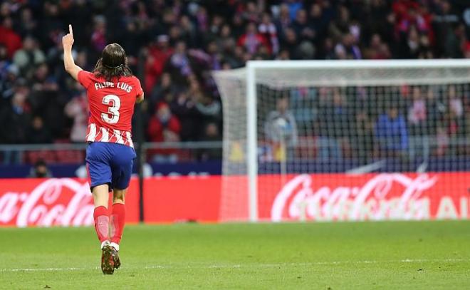 Filipe celebra el gol del empate (Foto: ATM).